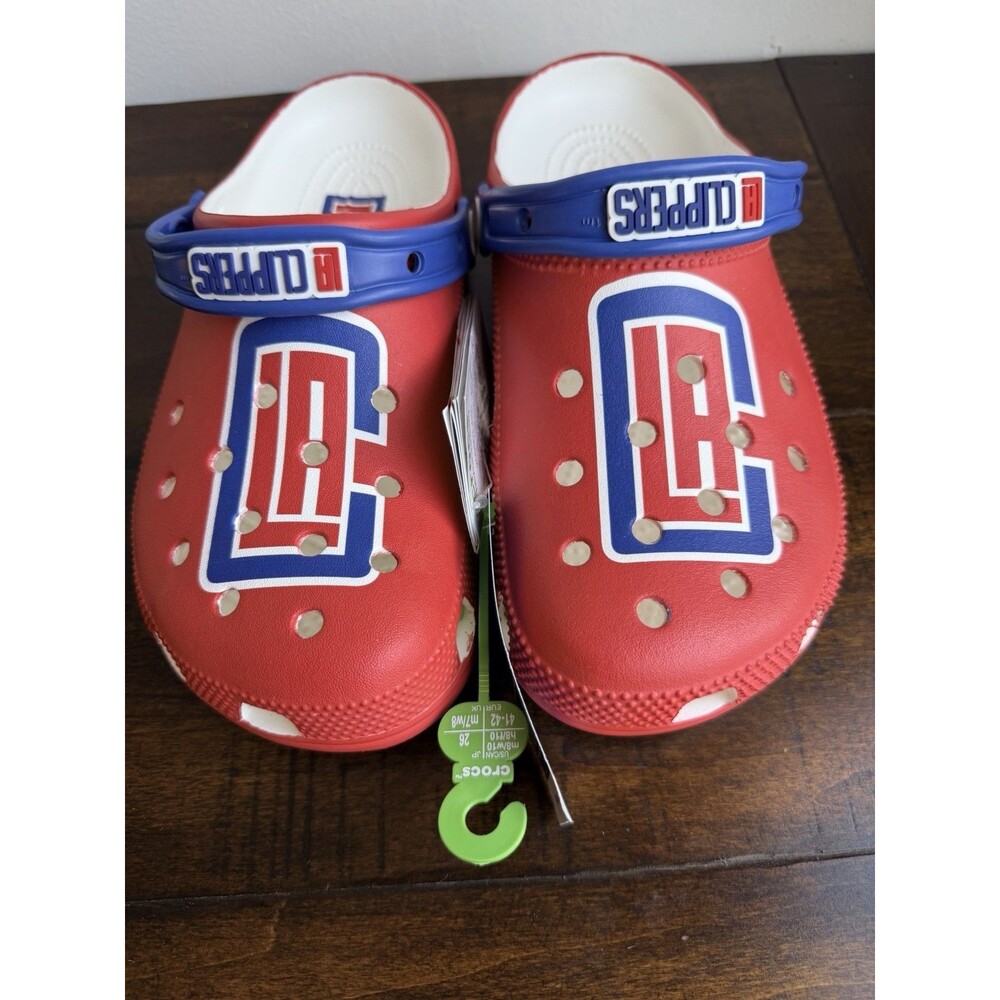 Crocs NBA LA Clippers Classic Clogs for Men and Women Size M8 W10
